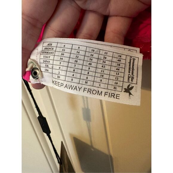 NWT One Teaspoon Revolve Fallen Angel Hot Pink Lace Bra Women Size 8 OT9831 - Picture 13 of 13